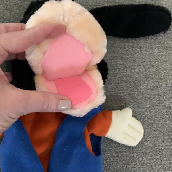 Walt Disney Goofy Set: Vintage Applause 11” Plush Hand Puppet & Ceramic Coaster - Picture 10 of 15